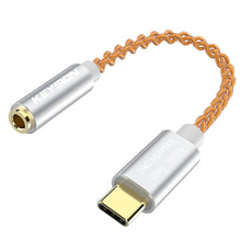 Load image into Gallery viewer, flepow HIFI DAC earphone Amplifier USB Type C to 3.5mm Headphone Jack audio adapter 32bit 384kHz Digital Decoder AUX Converter